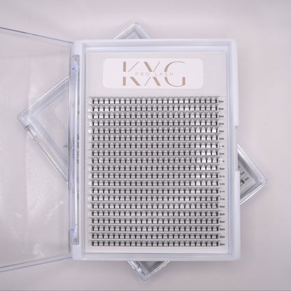 10D 0.05 D Curl - Pre Made Short Stem Fans - XL Tray