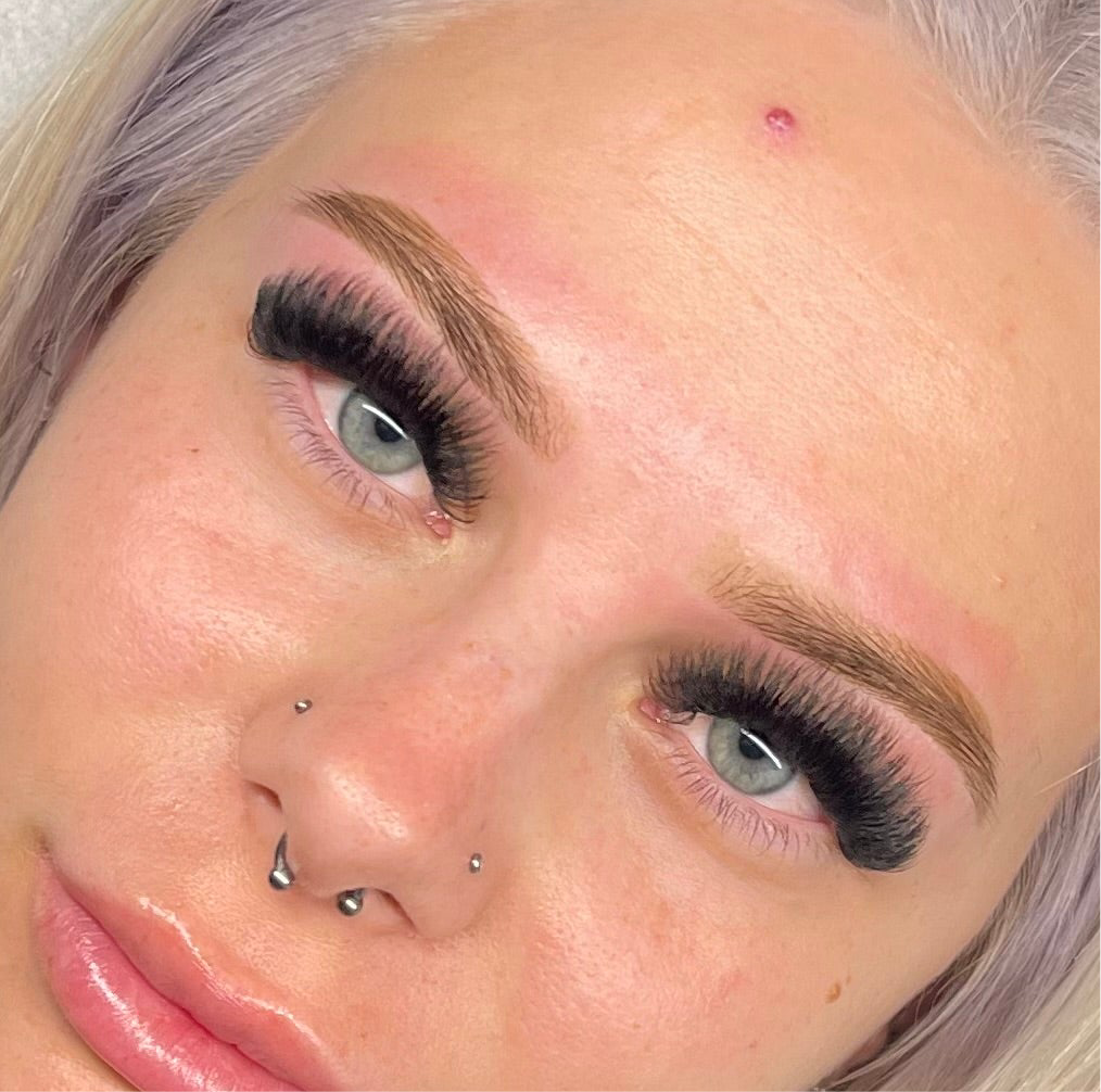 6D 0.05 D Curl - Pre Made Short Stem Fans - XL Tray