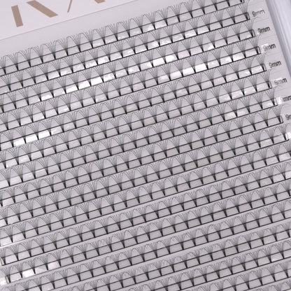 6D 0.05 D Curl - Pre Made Short Stem Fans - XL Tray