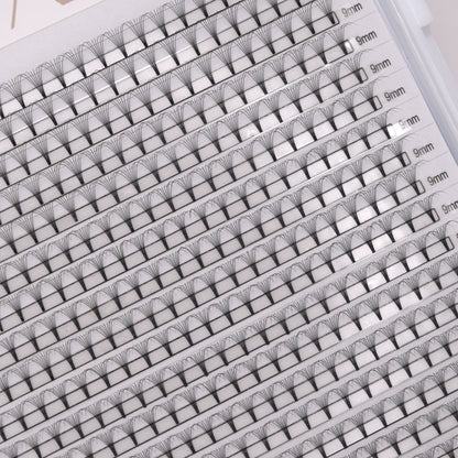 8D 0.05 D Curl - Pre Made Short Stem Fans - XL Tray