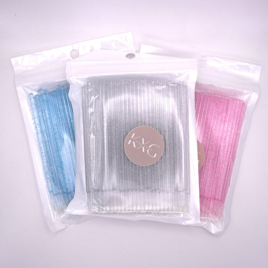 Glitter Micro Brushes 100pk